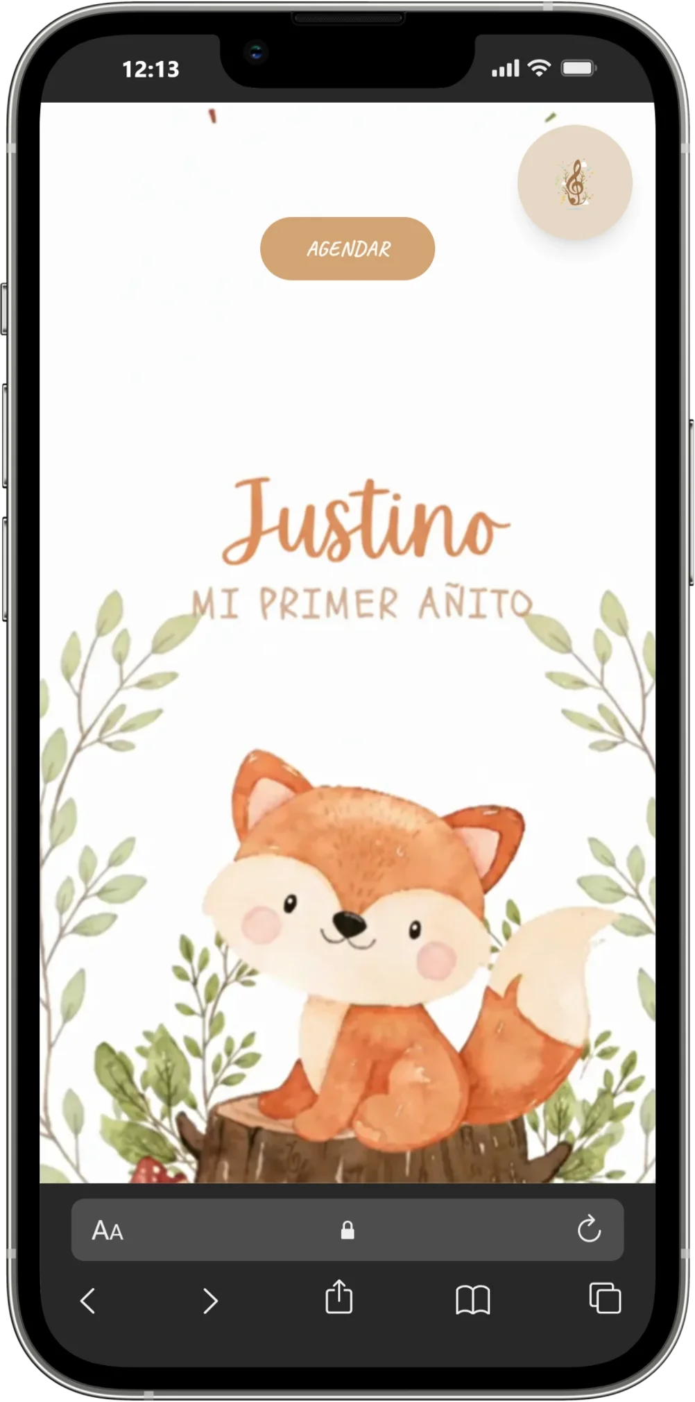 Ejemplo de invitación Clásica 12