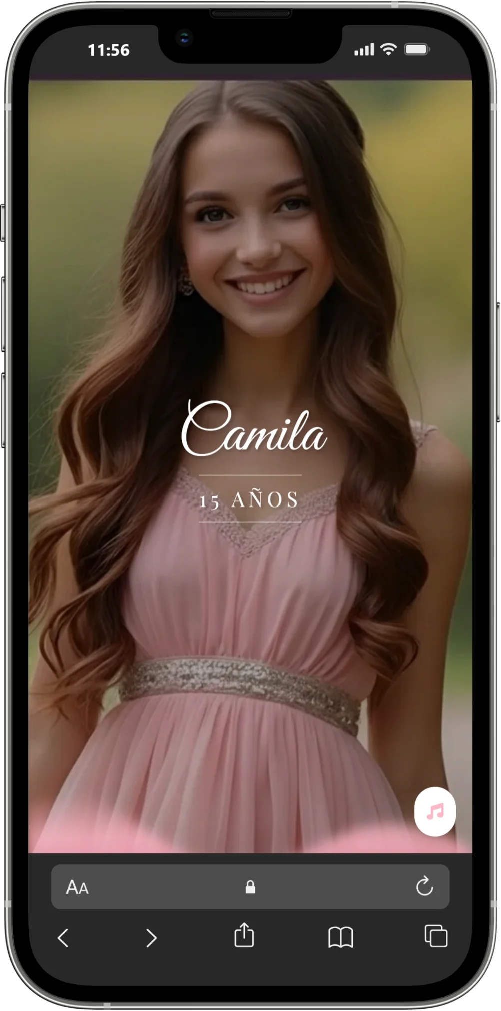 Ejemplo de invitación Premium 15