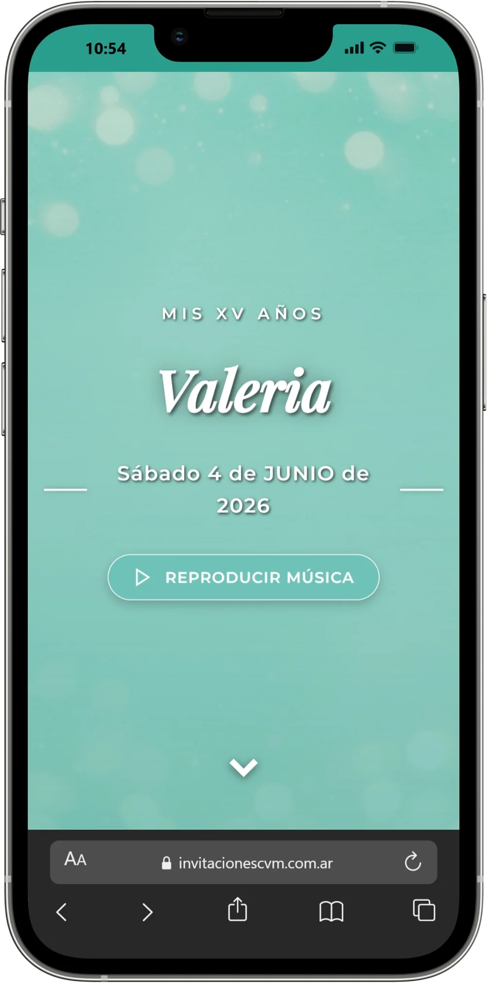 Ejemplo de invitación Premium 17