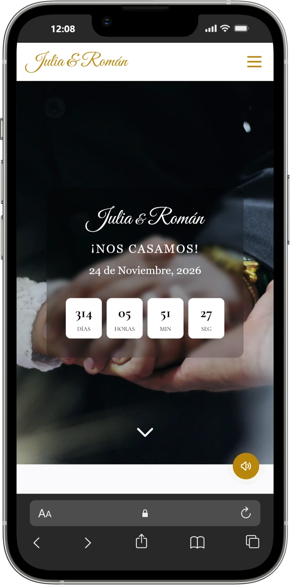 Ejemplo de invitación Premium 12