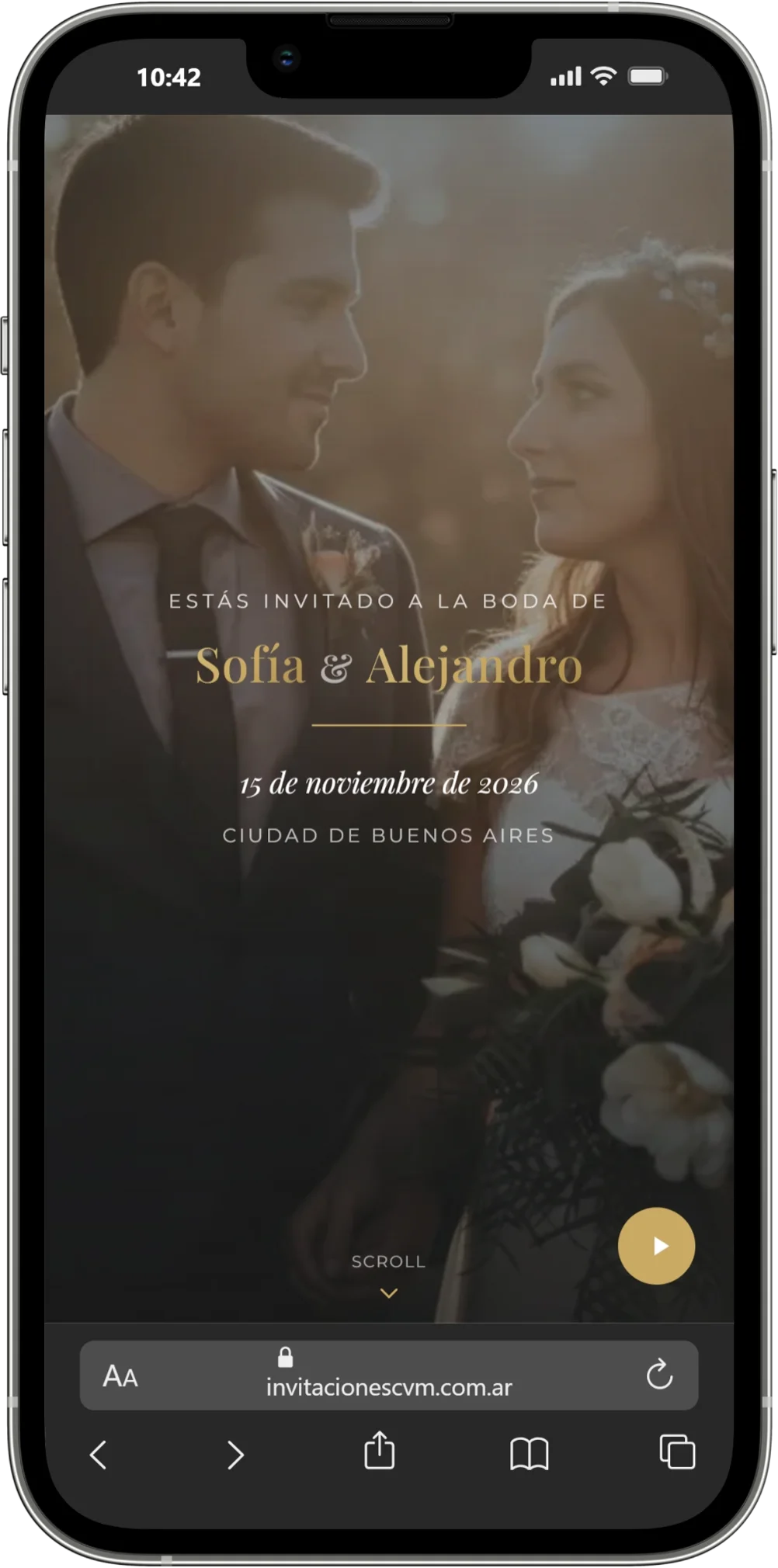 Ejemplo de invitación Premium 16